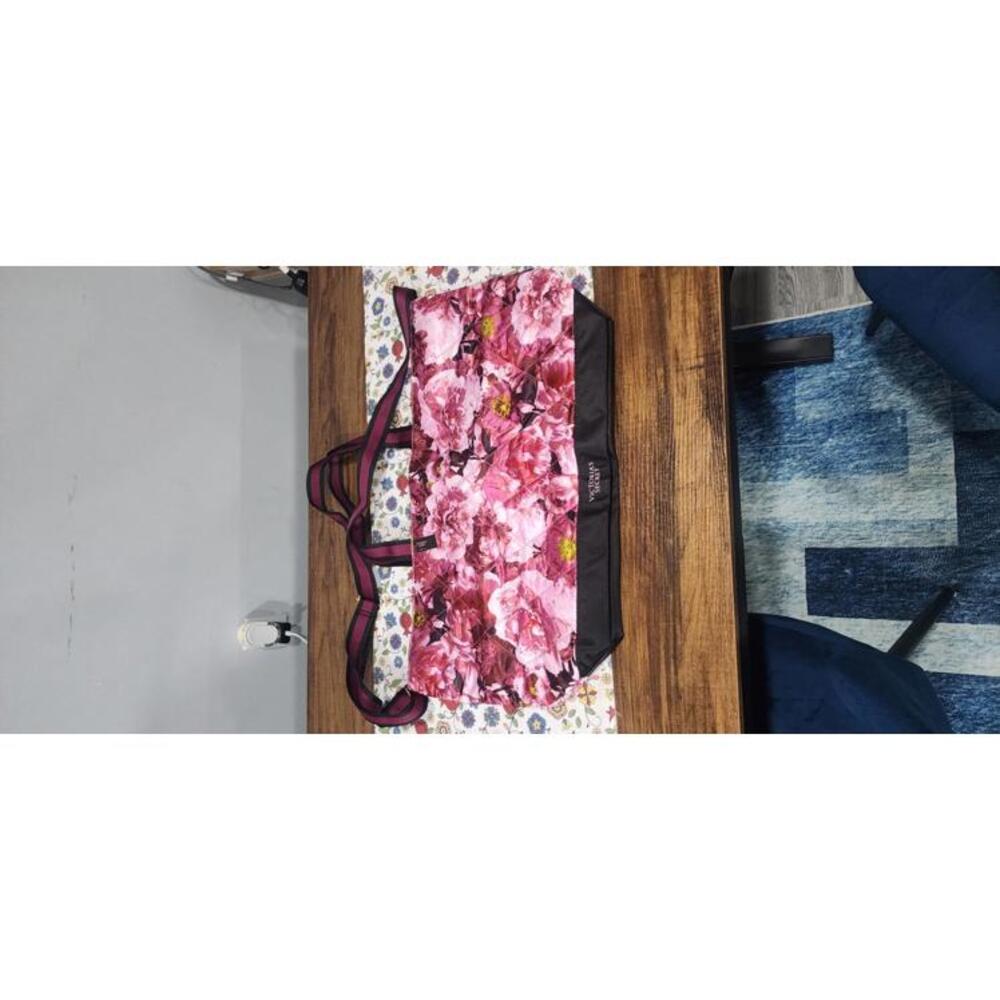 Victoria's Secret Floral Quilted Tote Bag